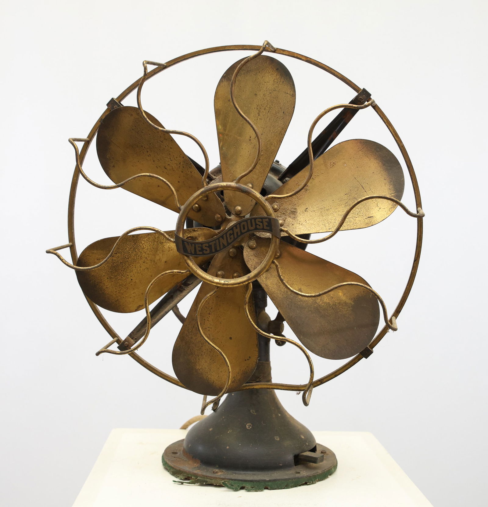 Westinghouse Brass Electric Fan (1 of 9)
