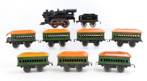 Steam Engine and Cars