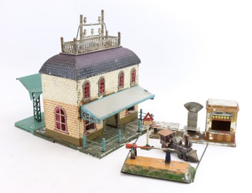 German Train Station and Accessories