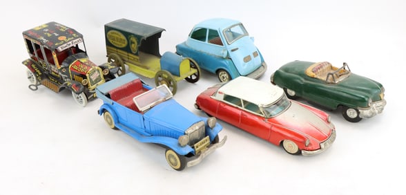 Tin Litho Toy Cars
