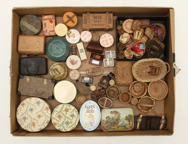 Miniature Doll Travel and Basket Accessories