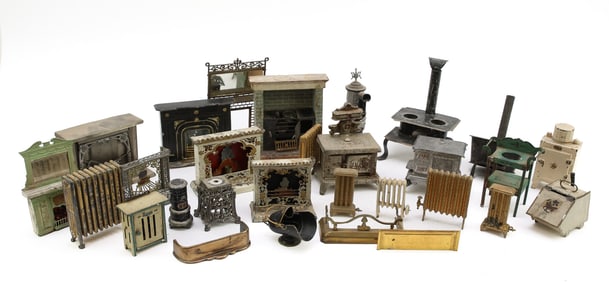 Miniature Fireplaces and Heating Accessories