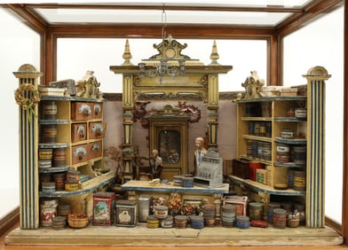 Miniature Doll Diorama of a General Store
