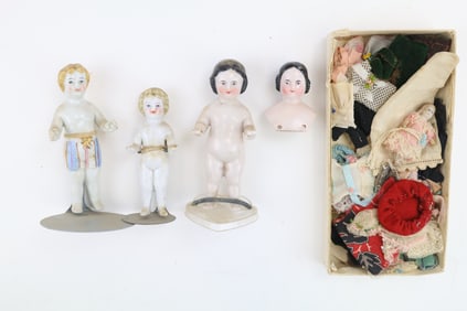 Frozen Charlie Dolls & Parian Doll with Wardrobe