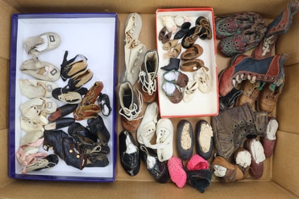 Antique Doll Shoes