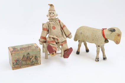 Schoenhut Circus Clown & Accessories