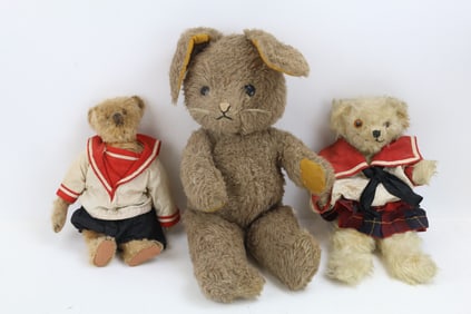 Mohair Bears and Bunny