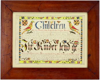 Pennsylvania Fraktur Vorschrift
