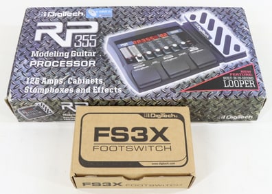 Digitech RP355 and FS3X Pedals