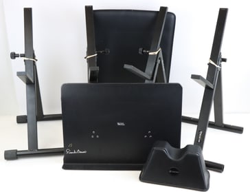 Guitar Amp Stands (2), Sheet Music Stand, Guitar Repair Pads