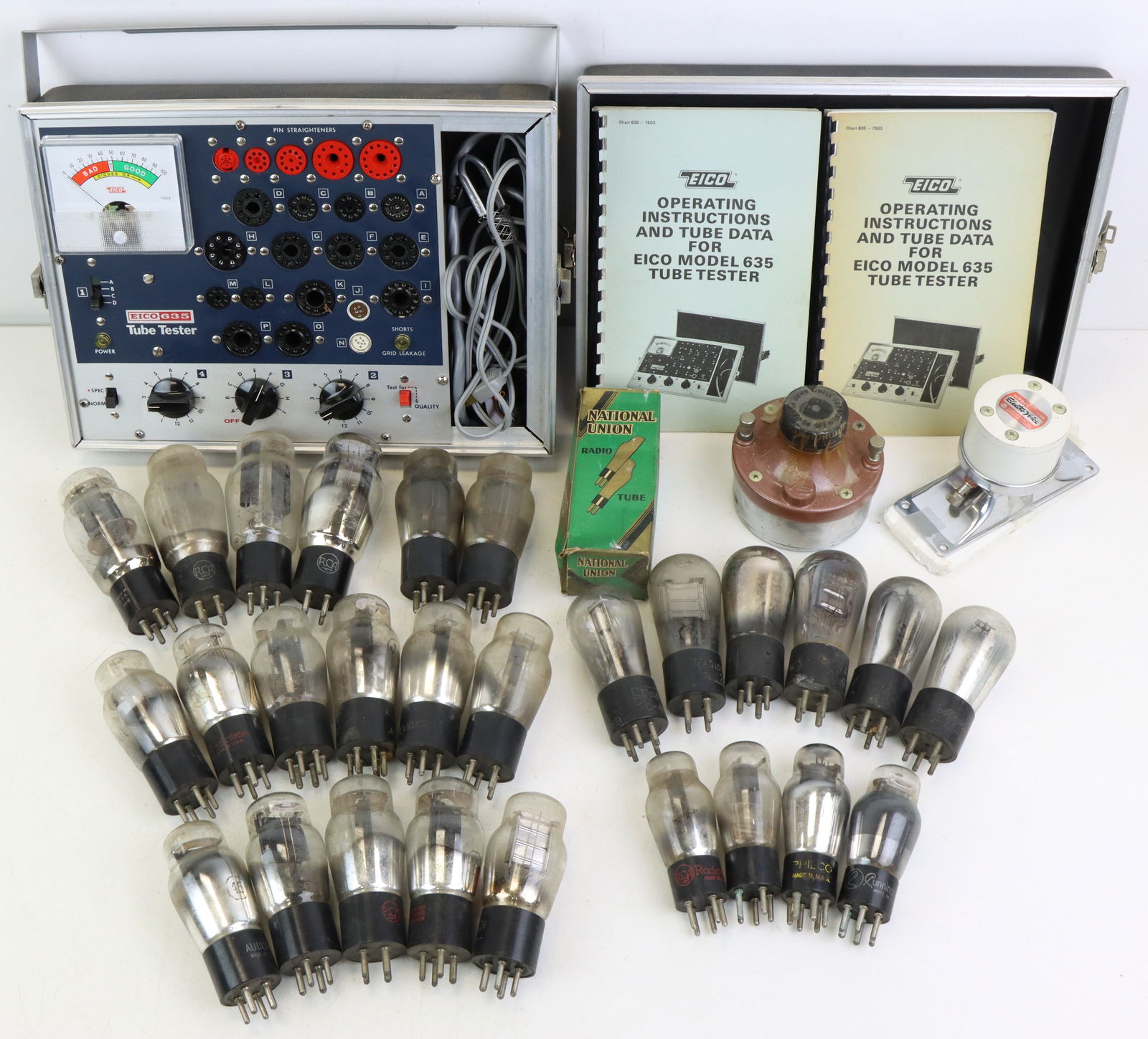 Eico Tube Tester and Vintage Vacuum Tubes (1 of 12)