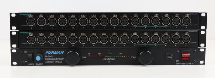 Furman Power Conditioner and DirectOut Patch Bays