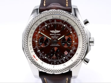 Breitling for Bentley Motors, Ref. A2536212/Q502, Stainless Steel Automatic Chronograph Wristwatch