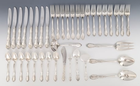 Towle “Fontana" Sterling Silver Service for 7 With Extras