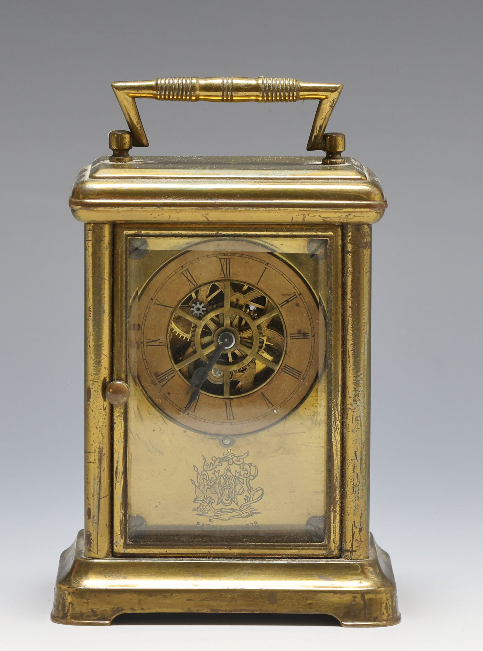 Waterbury Brass Skeletonized Carriage Clock (1 of 5)