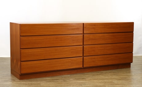 Danish Teak Low Dresser