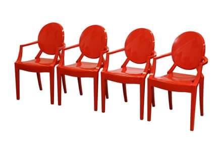 Molded Plastic Armchairs