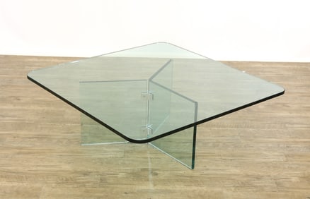 Glass On Glass Coffee Table
