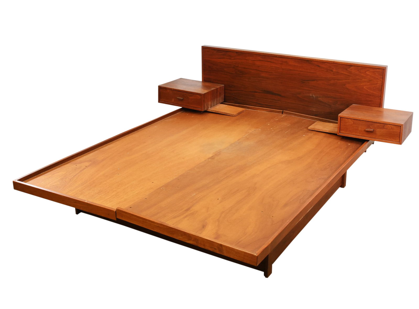 Danish Teak Platform Bed With Nightstands (1 of 20)