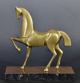 Italian Art Deco Horse Sculpture