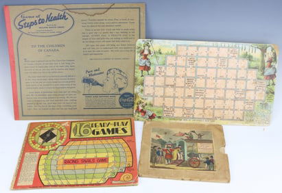 Antique & Vintage Board Game Assortment