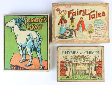 Antique & Vintage Board Game Assortment