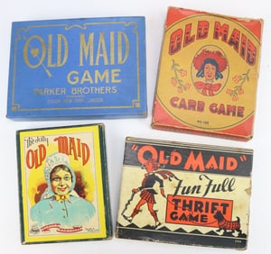Vintage Old Maid Games