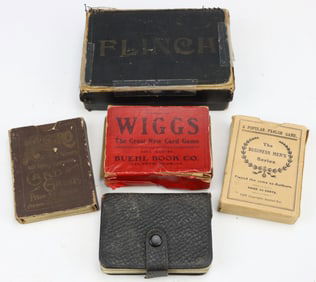 Assorted Vintage Card Games