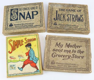 Assorted Vintage Card Games