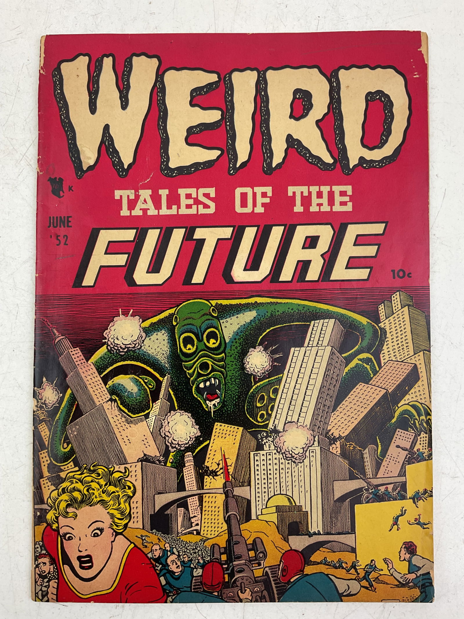 Weird Tales of the Future #2: Weird Tales of the Future Comic #2, Classic Cover, pre-code.