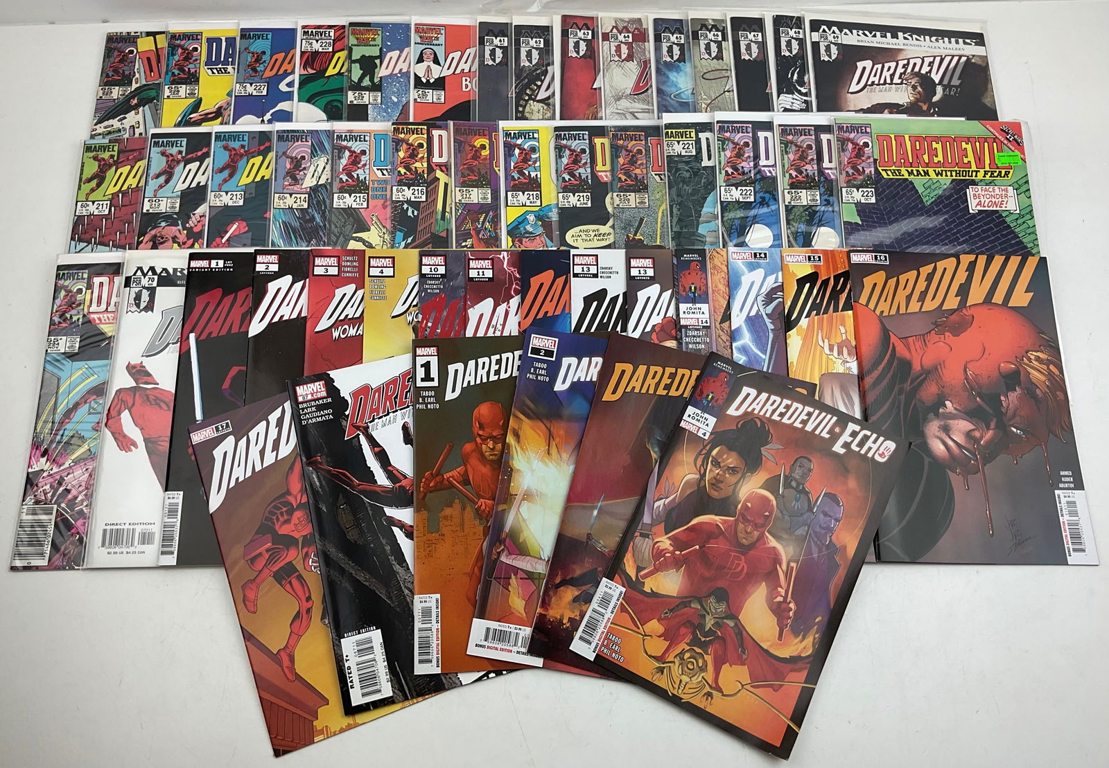 Daredevil Comics: (50) Assorted Daredevil Comics. Condition varies.