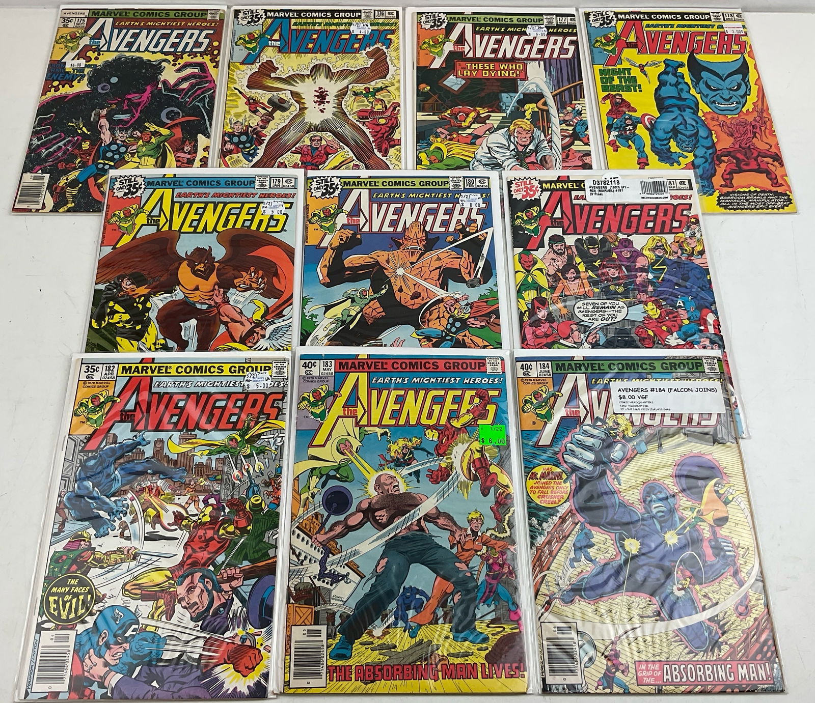 The Avengers Comics (1 of 6)