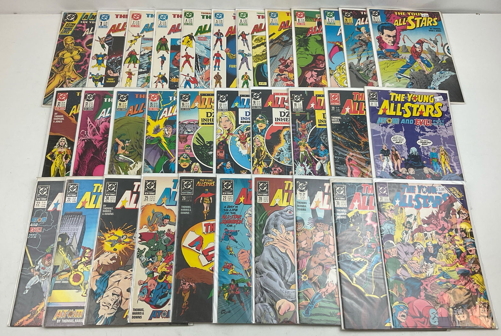 The Young All-Stars Comics: (32) Assorted The Young All-Stars Comics. Condition varies.