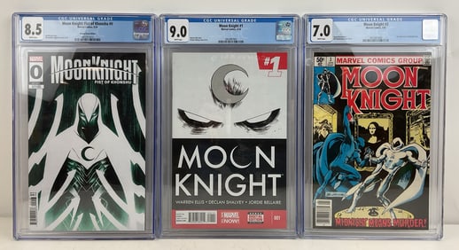 Moon Knight Comics #0, #1, #3