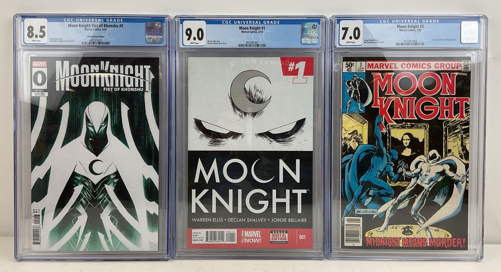 Moon Knight Comics #0, #1, #3 (1 of 8)