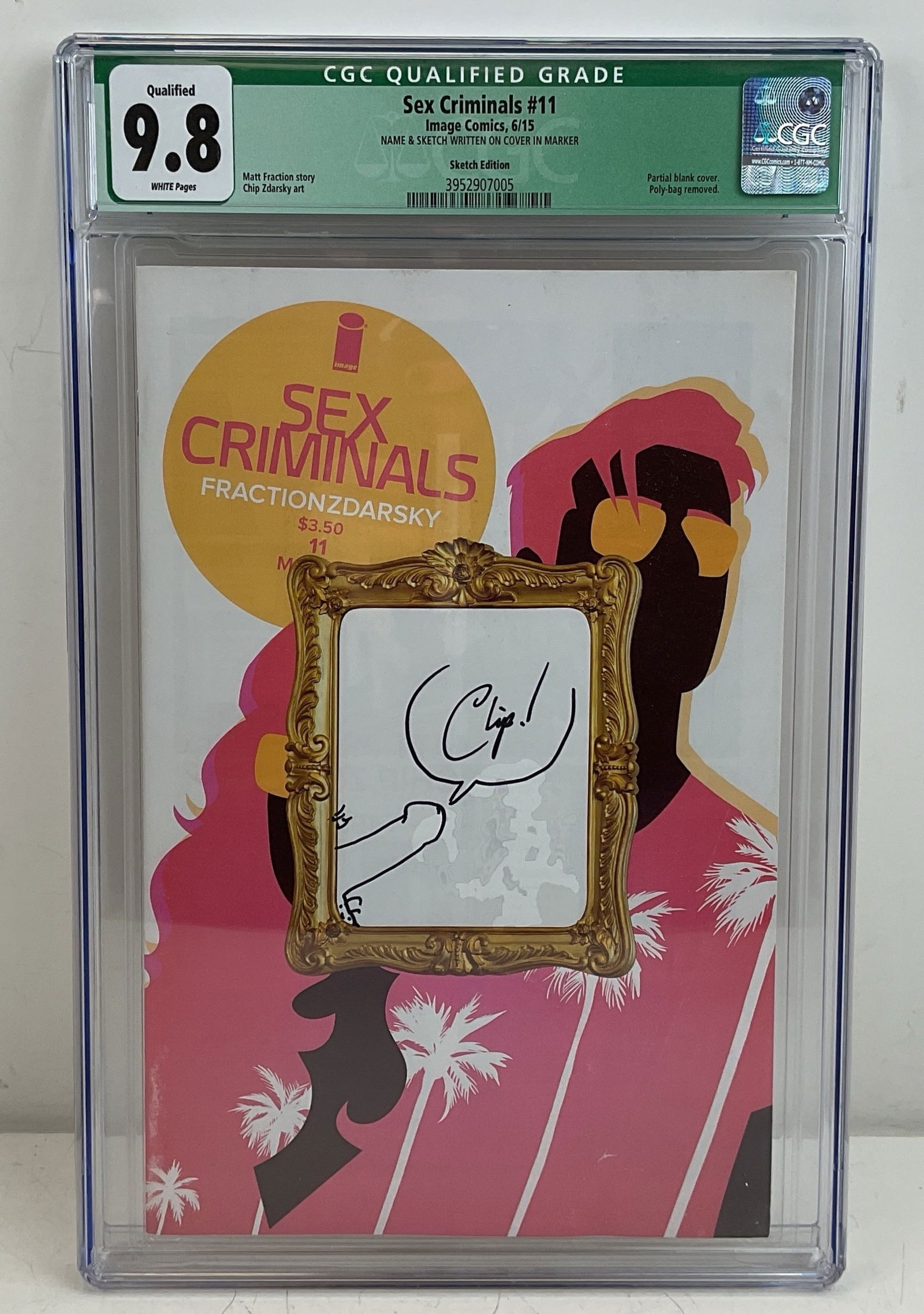 Sex Criminals #11: Sex Criminals #11 CGC 9.8, white pages, Image Comics, 6/15.