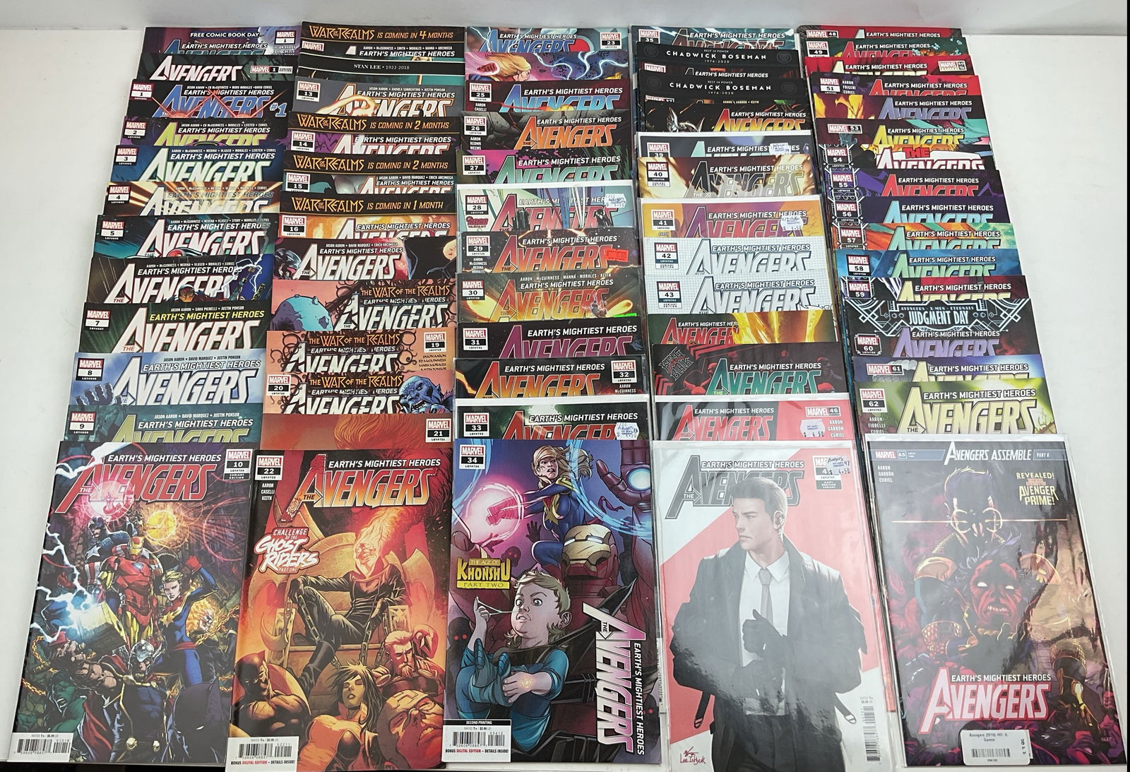 Avengers EMH Comics: (65) Assorted Avengers Earths Mightiest Heros Comics. Condition varies.