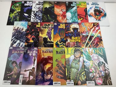 Black Panther and Loki Comics