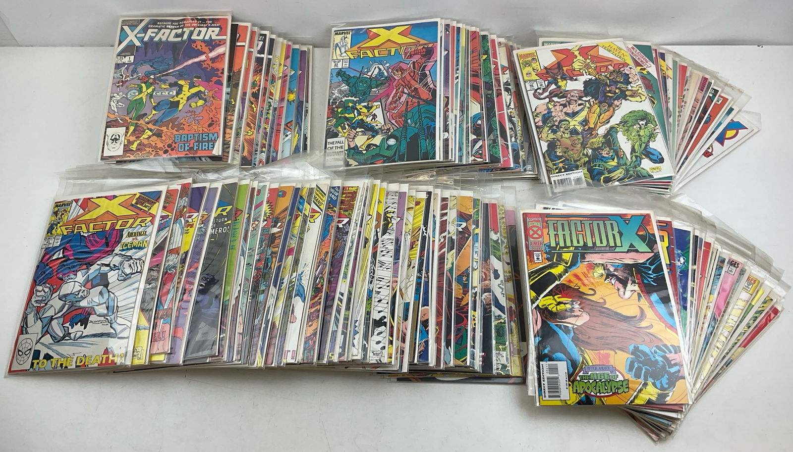 X-Factor Comics: Assorted Marvel X-Factor Comics. Condition varies.