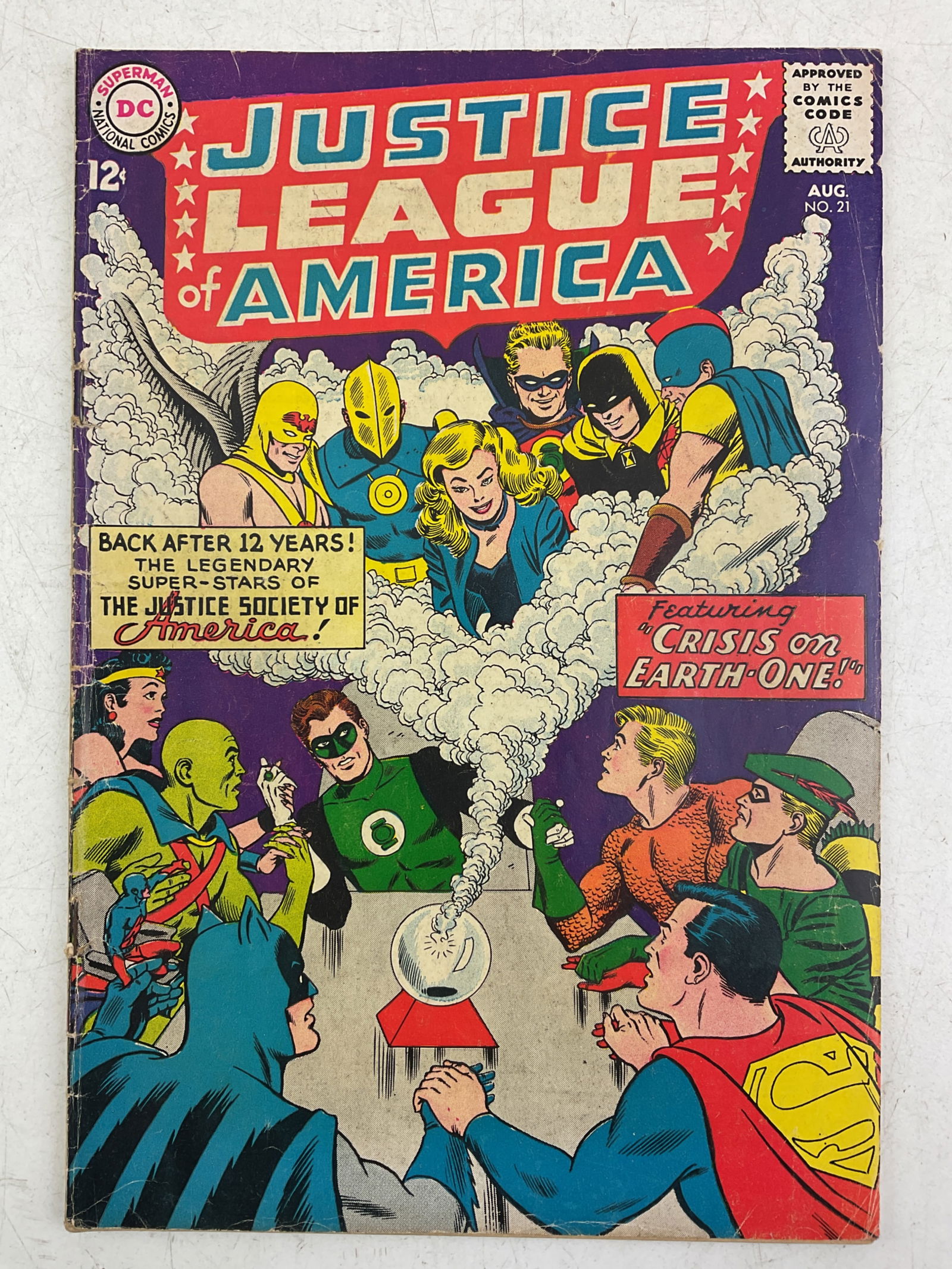 Justice League of America #21, 1st Silver Age JSA & Dr. Fate: Justice League of America #21, 1st Silver Age JSA & Dr. Fate