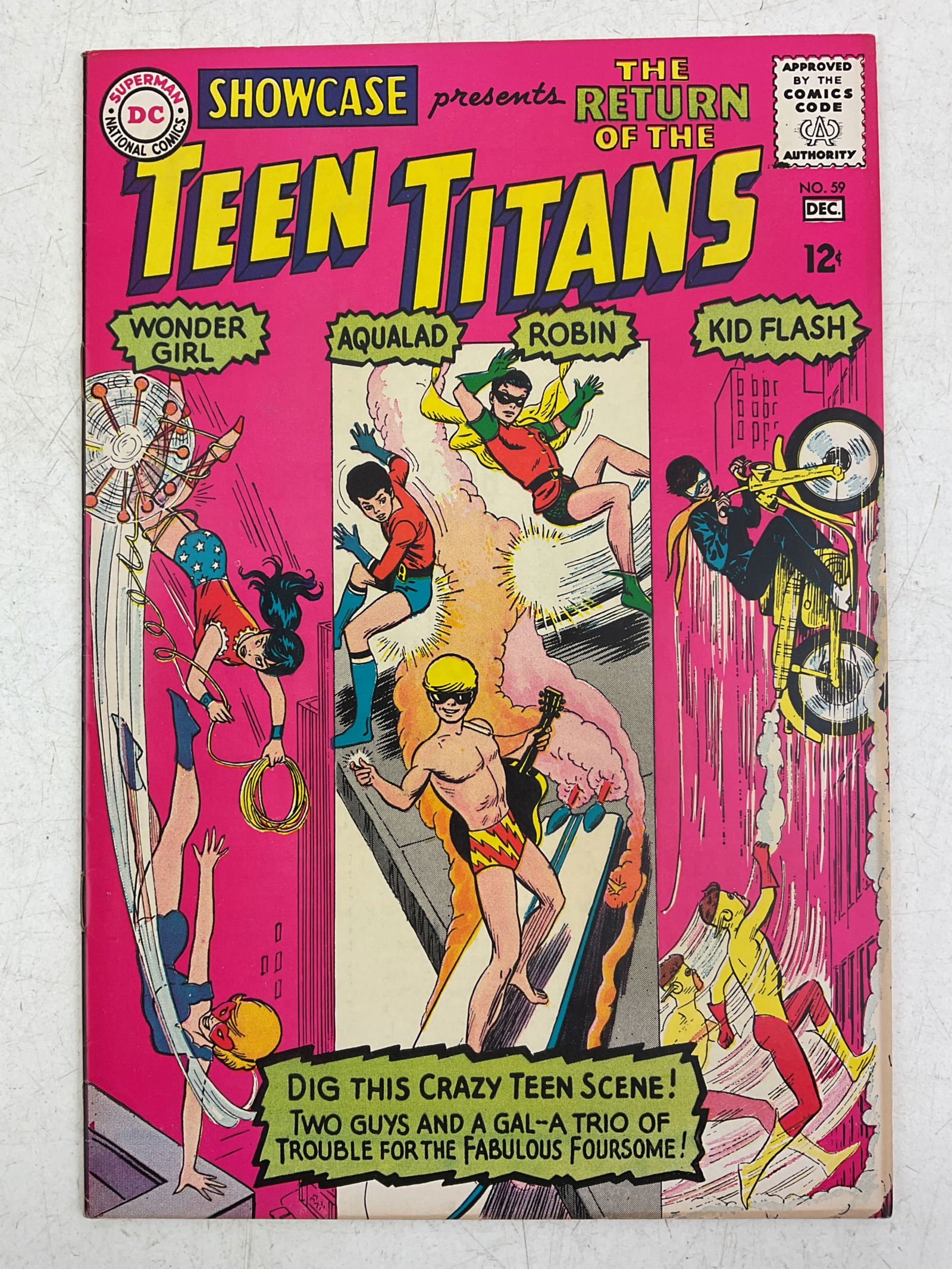 Showcase #59 Comic: DC, Showcase #59 The Return of the Teen Titans.