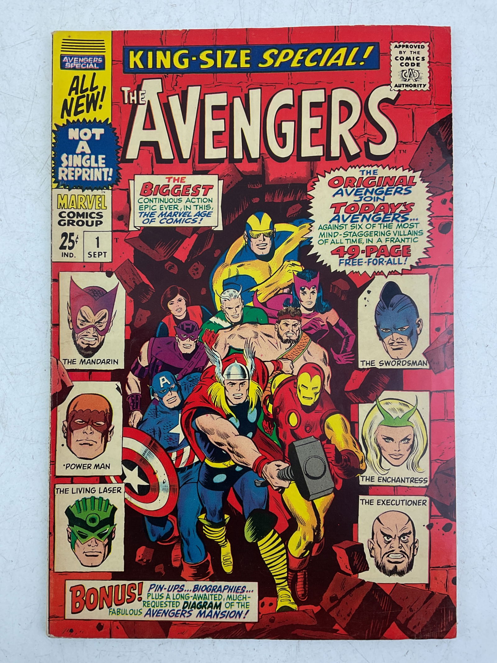 The Avengers #1 King Size Special: Marvel Comics, The Avengers #1 King-Size Special!