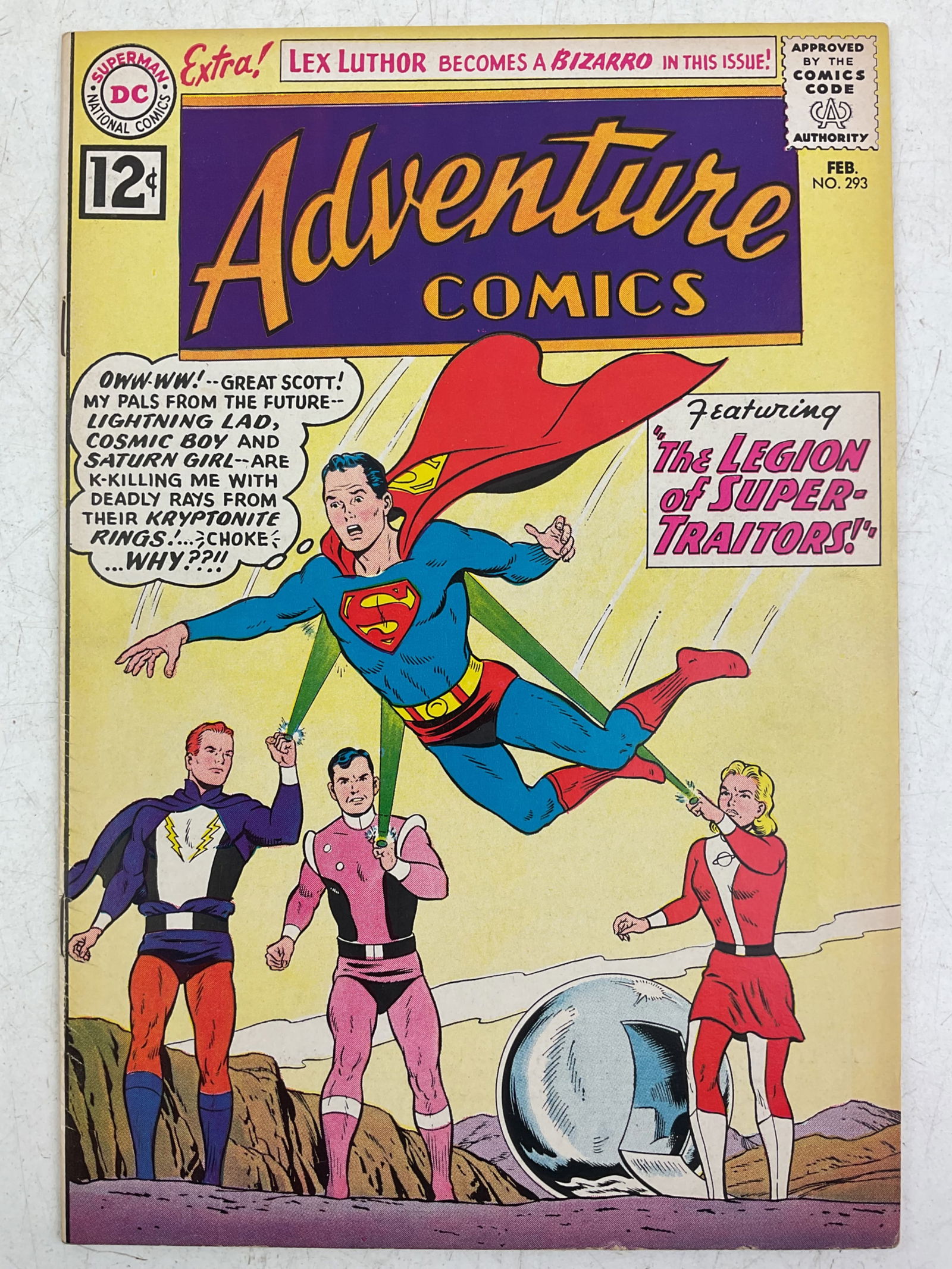 Adventure Comics #293: DC Adventure Comics #293. 1st Appearance of Comet the Super Horse and Legion of Super Pets