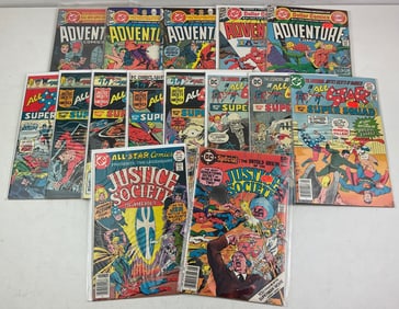 Adventure Comics, All Star Comics and Justice Society of America