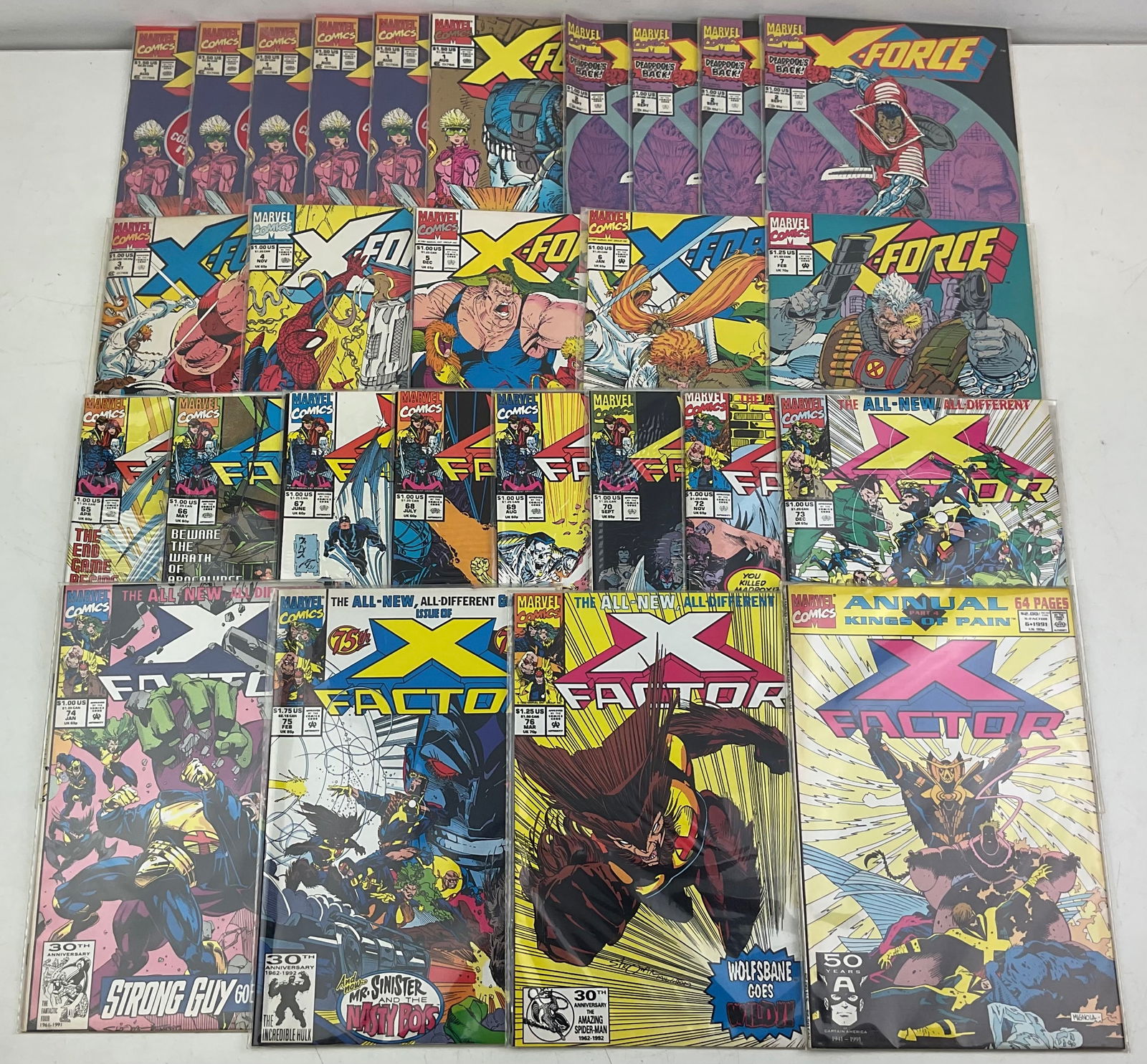 X-Force and X-Factor Comics (1 of 6)