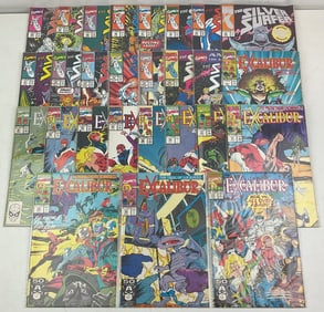 Silver Surfer and Excalibur Comics