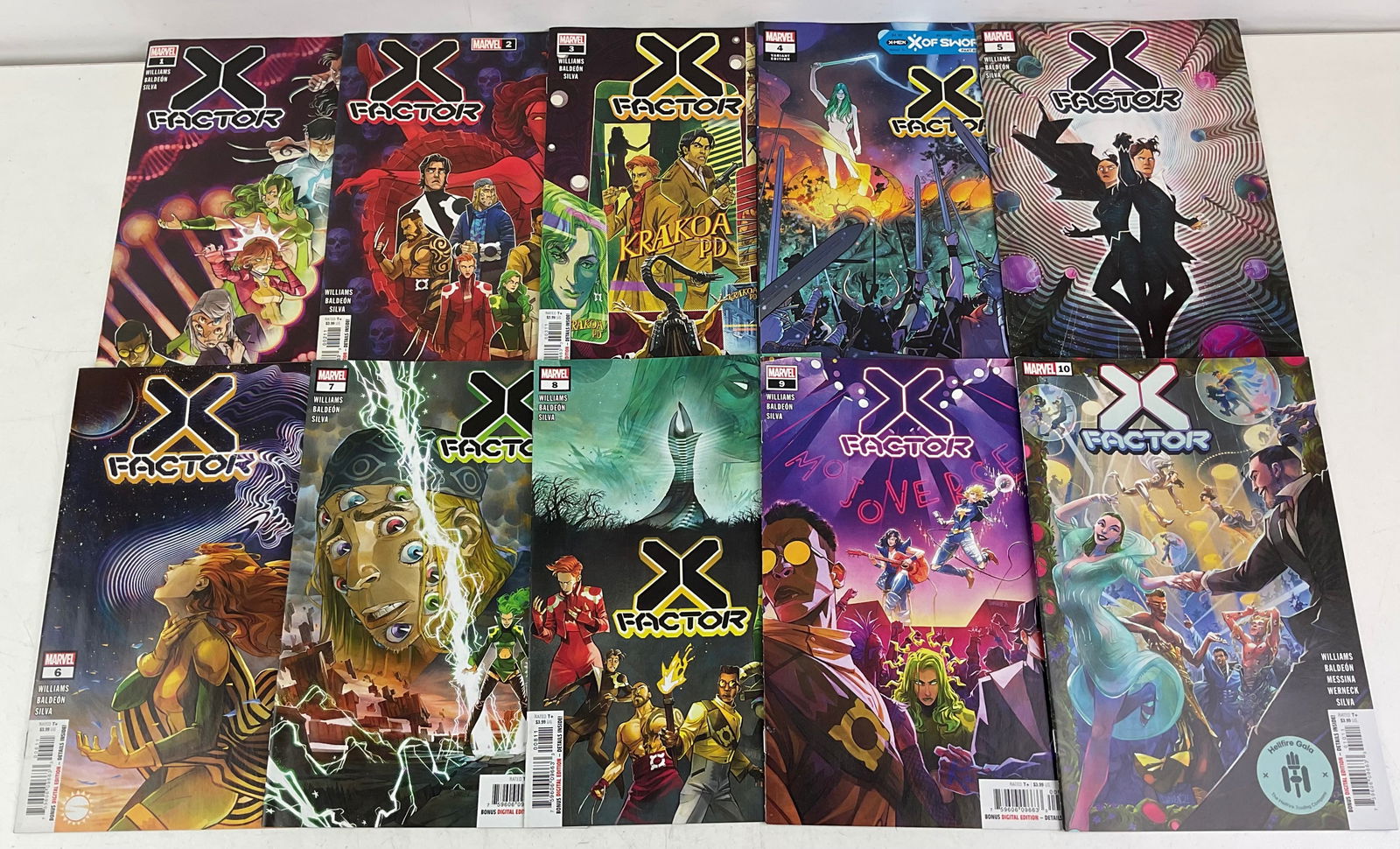 Marvel Comic Book Assortment - 10