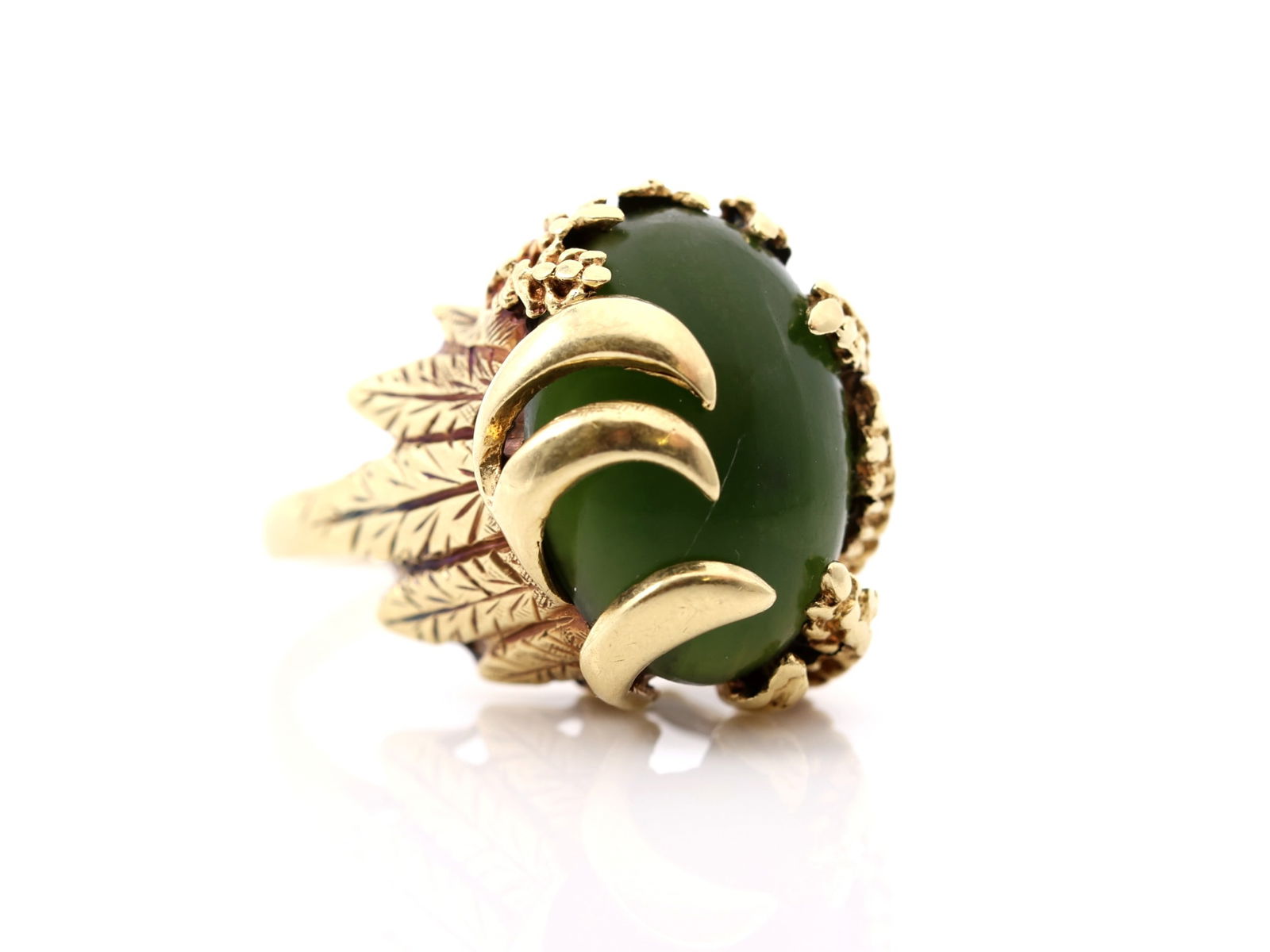 14k YG Jade Ring (1 of 7)