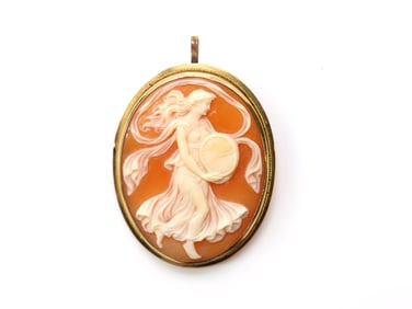 14k YG Cameo Pin/Pendant