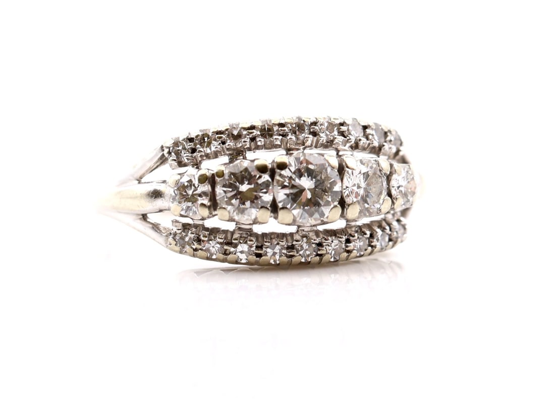 14k WG Diamond Ring - 2